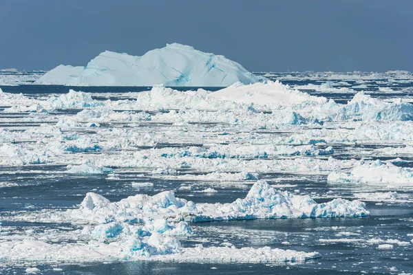 Het Ilulissat Fjord Een Fjord Aan Baai Van Dissko Aan — Stockfoto