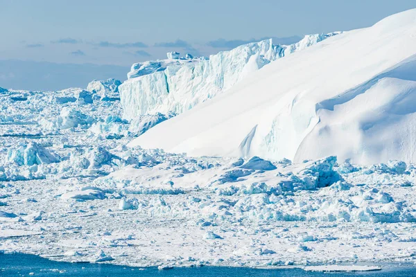 Eisberge Ilulissat Fjord Der Westküste Grönlands — Stockfoto