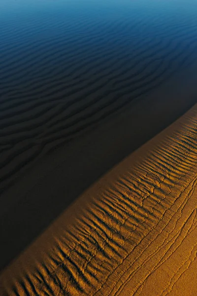 Песчаный Пляж Вита Саннар Меллеруд Швеция Европа — стоковое фото