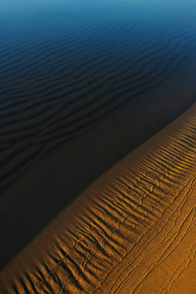 Песчаный Пляж Вита Саннар Меллеруд Швеция Европа — стоковое фото