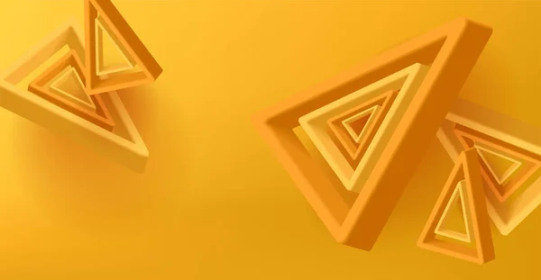 Abstrakt Triangel Bakgrund Tomma Sammansatta Varandra Trianglar Modern Tapet Vektorillustration — Stock vektor