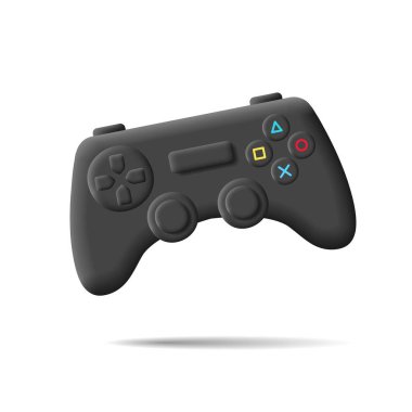 Tuşlu, oluşturma biçimli, izole edilmiş oyun platformunun 3D ayrıntılı çizimi