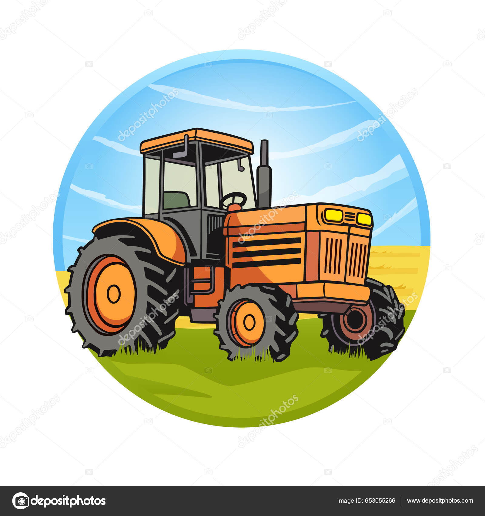 Trator Desenho O Ícone - Arte vetorial de stock e mais imagens de  Agricultura - Agricultura, Camião, Combustíveis e Geração de Energia -  iStock