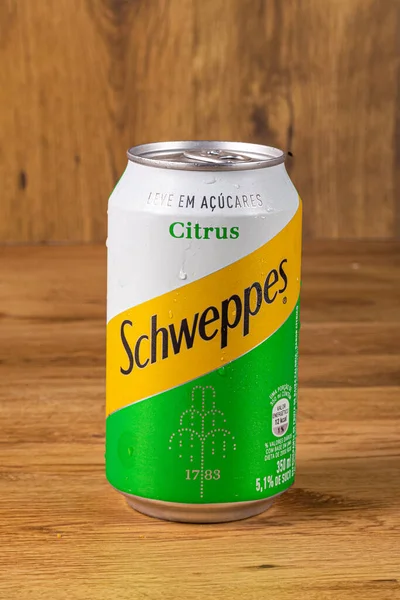 리우데자네이루 브라질 2023 Schweppes Citrus — 스톡 사진