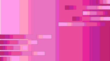 Pembe Geometrik Modern Dijital Blok Tasarımı