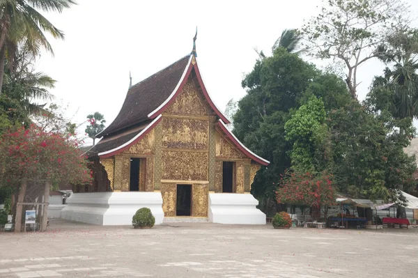 Vat Xieng Thong Arany Város Temploma Buddhista Templomot Jelent Ezek — Stock Fotó