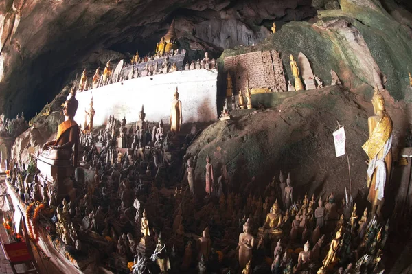 Pak Mağarası Ting Mağarası Lao Halkı Için Uzun Zamandır Önemli — Stok fotoğraf
