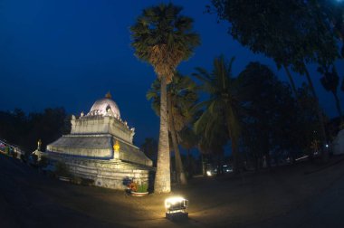 Twilight time at the Lotus Stupa also known as 