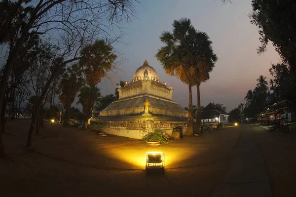 Twilight Time Lotus Stupa Also Known Pathum One Unique Features — Stockfoto