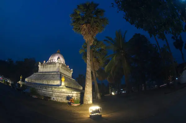 Twilight Time Lotus Stupa Also Known Pathum One Unique Features — Foto de Stock