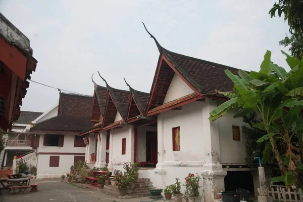 Edificio Budista Más Grande Ricamente Decorado Todos Los Templos Luang — Foto de Stock