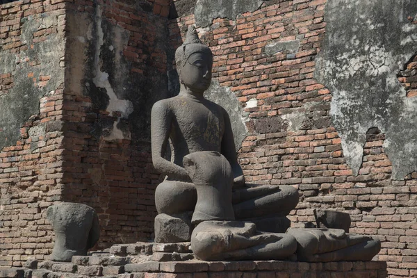 Phra Prang Sam Yod Ancient Site One Important Historical Archeological — Stockfoto