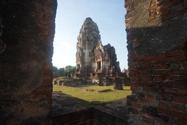 Wat Nakhon Kosa Ogłosił Rejestrację Ważnych Zabytków Narodowych Istnieje Starożytne — Zdjęcie stockowe