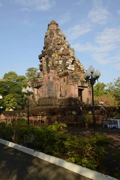 Phra Narai Jeng Weng Реліквія Пісковику Схоже Кхмерський Приманку Основа — стокове фото