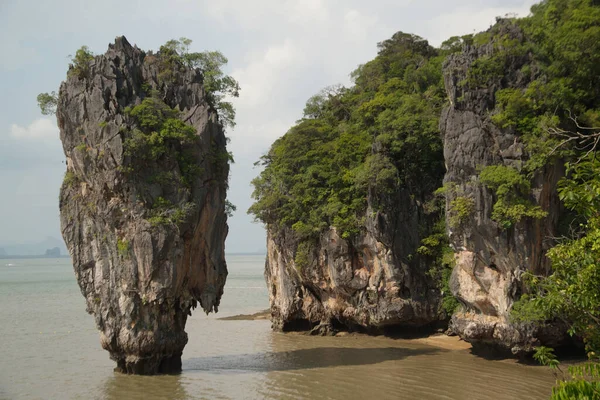 Koh Tapu Fica Área Parque Nacional Phang Nga Acordo Com — Fotografia de Stock