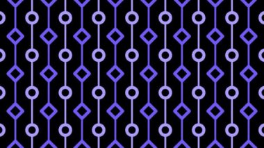 Çemberli soyut renkli geometrik şekiller arkaplan hareketi grafikleri.