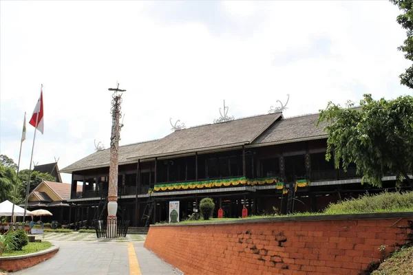 Jakarta Endonezya Nisan 2023 Taman Mini Endonezya Anıtı Indah Anjungan — Stok fotoğraf