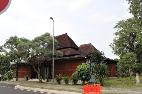 Jakarta Indonézia Április 2023 Emlékmű Taman Mini Indonézia Indah Anjungan — Stock Fotó