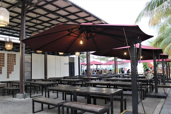 Jakarta Indonesia Avril 2023 Intérieur Restaurant Pantai Indah Kapuk — Photo