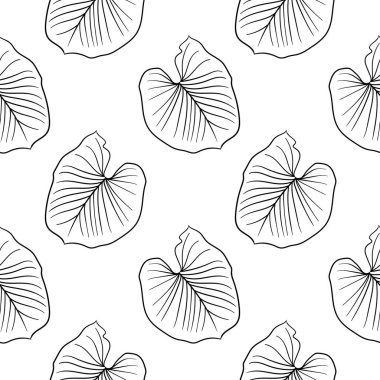 Yaprak el dikişsiz desen 4