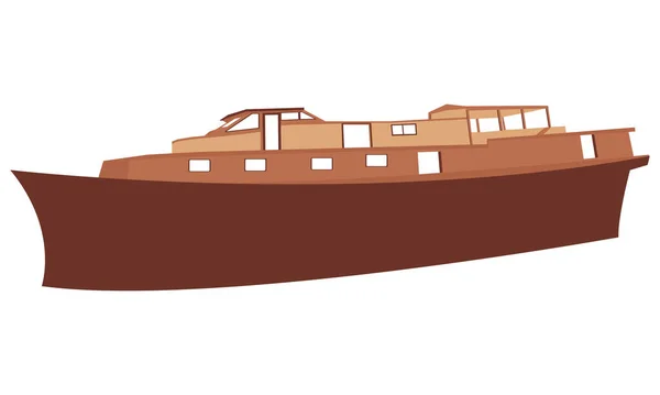 Ilustração Barco Pesca6 — Vetor de Stock