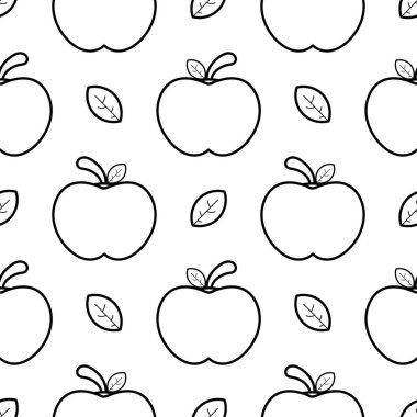 Elle çizilen elmaların kusursuz deseni