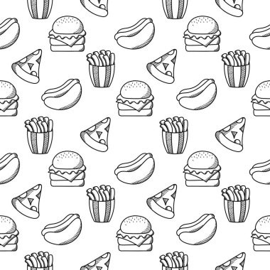 Fast food el kusursuz desen çizdi