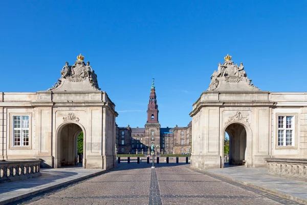 Копенгаген Дания Июня 2019 Года Кристиансборгский Дворец Дворец Правительственное Здание — стоковое фото