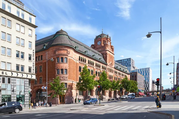 Estocolmo Suecia Junio 2019 Edificio Central Correos Cerca Stockholms Centralstation —  Fotos de Stock