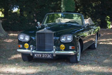 Chantilly, France - September 03 2016: Rolls-Royce Silver Cloud III Drophead Coupe produced in 1965 by British manifacturer Rolls-Royce Ltd.