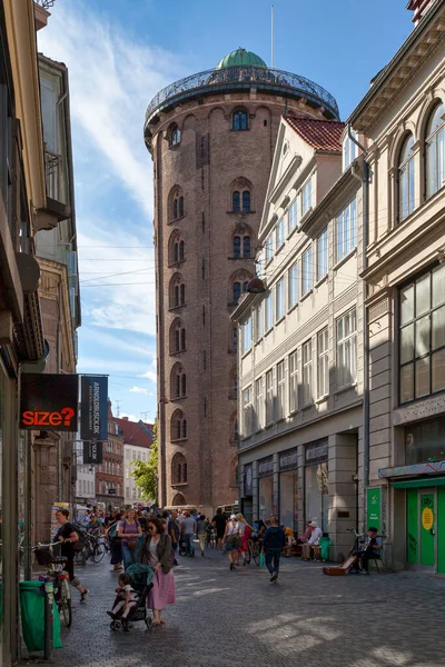 Копенгаген Дания Июня 2019 Года Круглая Башня Rundetaarn Башня Xvii — стоковое фото