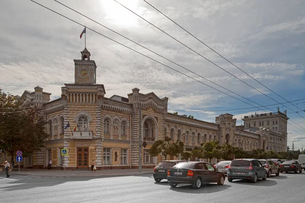 Chisinau Moldova June 2018 Chisinau City Hall Historical Architectural Monument — Stock Photo, Image
