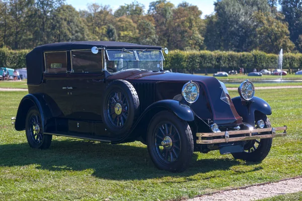 Chantilly França Setembro 2016 Perfeitamente Restaurado 1929 Renault Vivastella Este — Fotografia de Stock