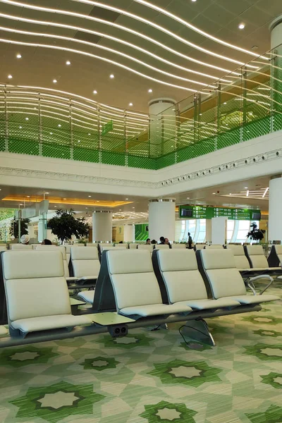 Ashgabat Turkmenistan September 2018 Binnenkant Van Ashgabat International Airport Nadat — Stockfoto