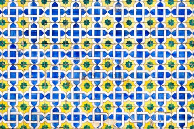 Colorful tiles from Lisbon, Portugal.