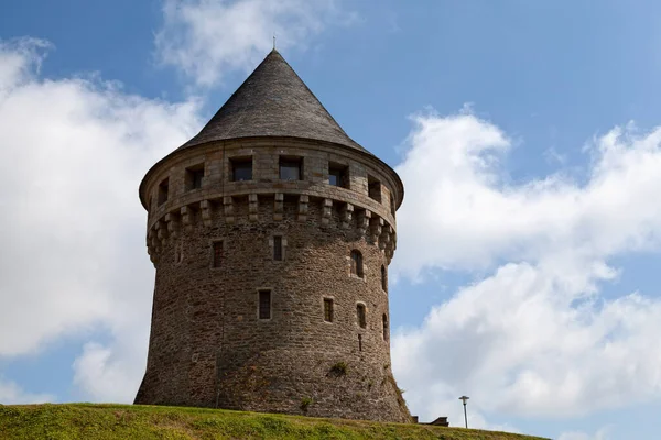 The Tour Tanguy, Bastille de Quilbignon or Tour de la Motte Tanguy is a medieval tower on a rocky motte beside the Penfeld river in Brest, France. Probably built during the Breton War of Succession.