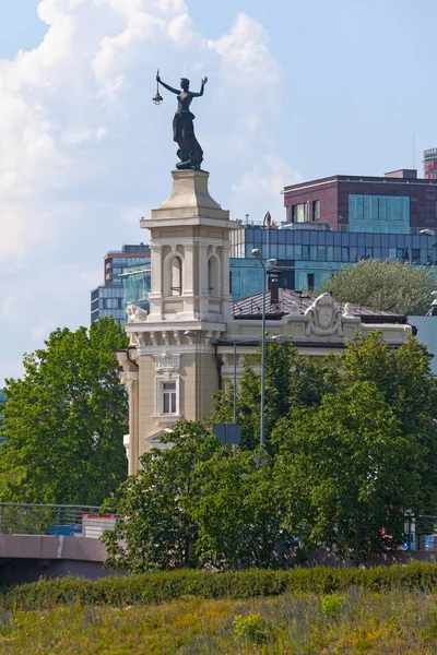 Stock image Vilnius, Lithuania - April 12 2019: The NeoZebra Children's Learning Center is an education center built in 1902.