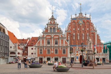 Riga, Letonya - 13 Haziran 2019: 