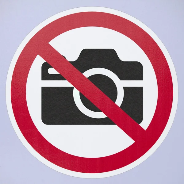 Close Camera Sign — Stock Photo, Image