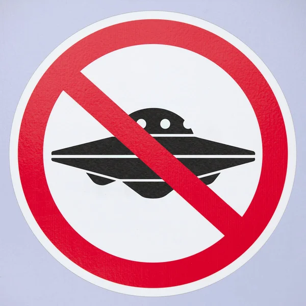 Close Ufo Sign — Stock Photo, Image