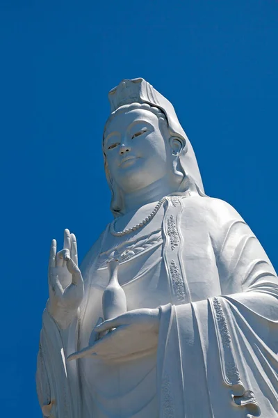 Statue Guan Yin Goddess Mercy One Symbol Nang Vietnam Statue — Stock Photo, Image