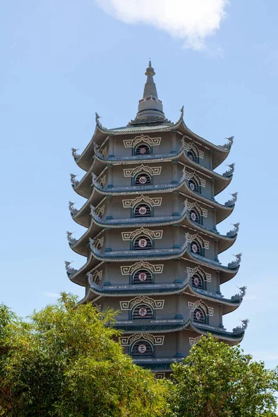 Torre Reliquias Pagoda Linh Ung Cima Montaña Son Tra — Foto de Stock