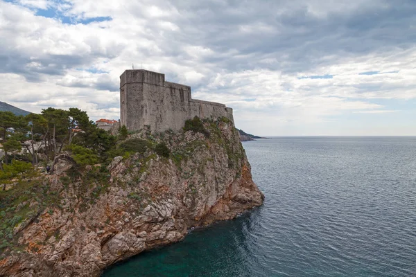 Fort Lovrijenac Fortaleza Lawrence Muitas Vezes Chamado Gibraltar Dubrovnik Uma — Fotografia de Stock