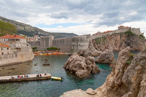 Dubrovnik Croacia Abril 2019 Fuerte Bokar Menudo Llamado Zvjezdan Considera —  Fotos de Stock