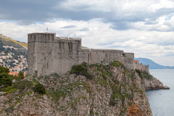 Fort Lovrijenac Fortaleza Lawrence Muitas Vezes Chamado Gibraltar Dubrovnik Uma — Fotografia de Stock