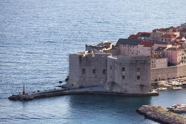 Dubrovnik Croatie Avril 2019 Vue Aérienne Fort Ivana Bout Vieux — Photo