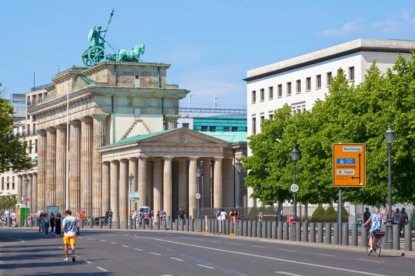 베를린 2019 브란덴부르크 독일어 Brandenburger Tor 프로이센 프레더릭 윌리엄 명령에 — 스톡 사진