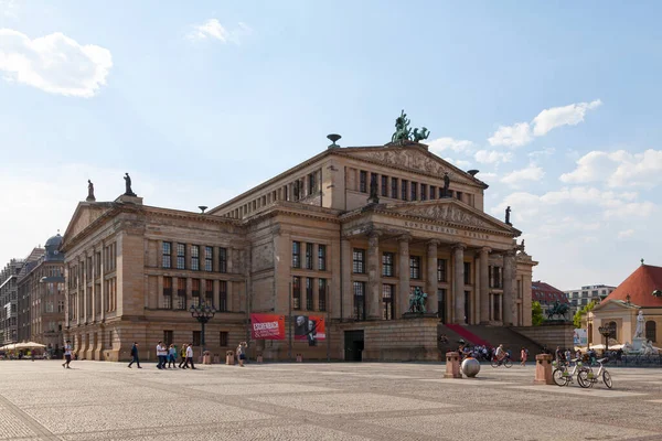 베를린 2019 베를린 독일어 Konzerthausorchester Berlin 중앙에 광장에 콘서트 홀이다 — 스톡 사진