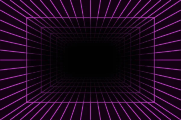 Sci Фіолетова Сітка Років Точкою Зникнення — стокове фото
