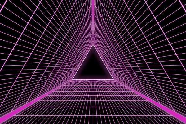 Фіолетова Трикутна Сітка Років — стокове фото